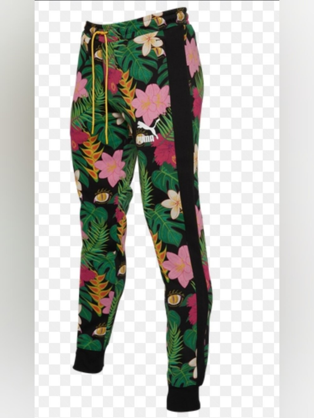 PUMA Mens Found Fashion T7 Pants Tropical Print Jogger